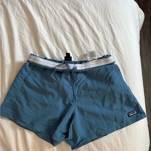 Patagonia Women's Teal Athletic Shorts